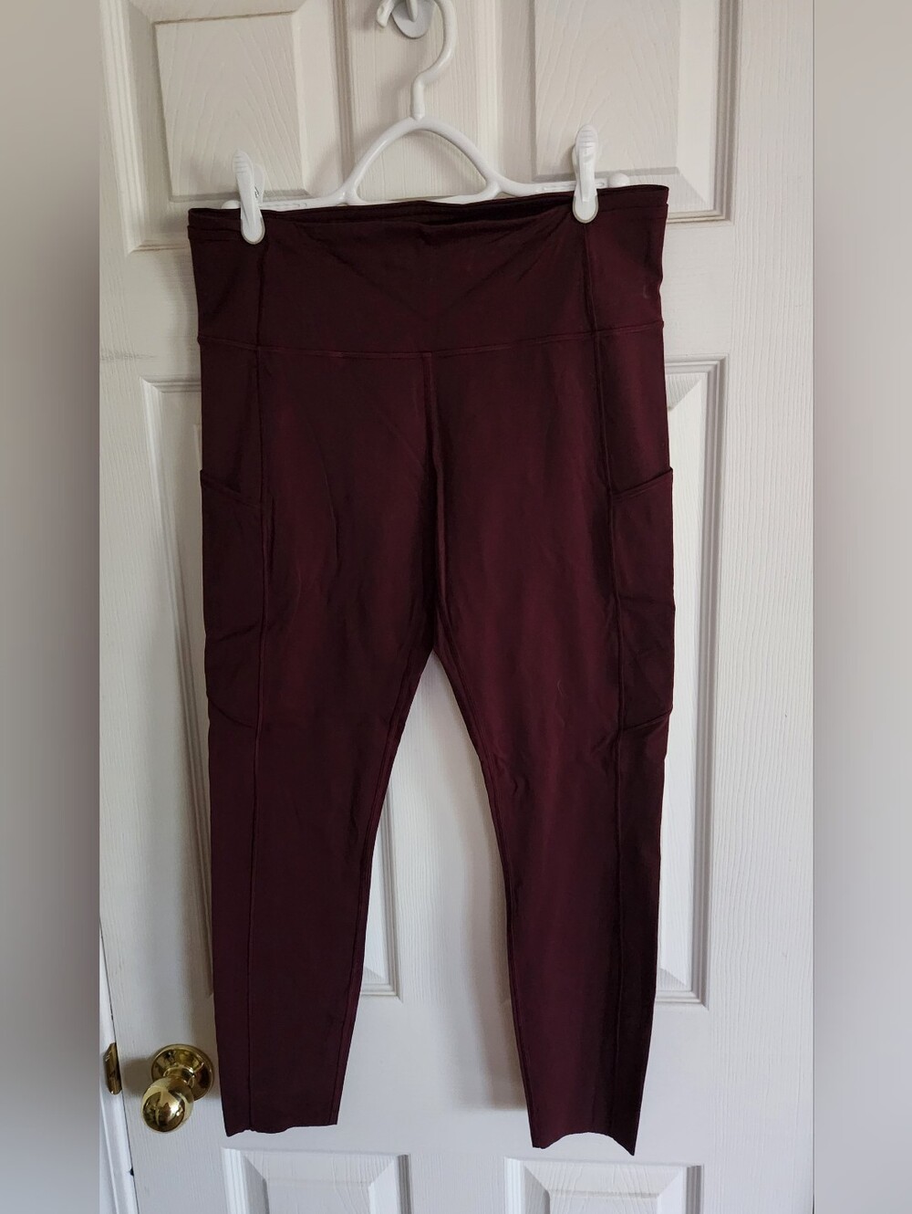 lululemon athletica High-Rise Side Pocket Leggings in Burgundy